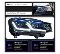 Car Compatible For BMW X3 F25 2010-2017 Headlight DRL Hella 12V H7 LED Bi Xenon Bulbs Fog Light Tools 2 PCS X4 F26 F98 Cars Accessories(2010-2013,LHD)