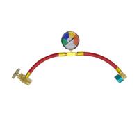 Car Conditioning R134A Refrigerant Recharge Measuring Hose With Pressure Gauge Pressure Measuring Tool Gauge Kit Reparing Can Hose U Automotive Can Low Side r1234yf Low Automotive 1/2 refriger