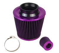 Car Cone Air Filter - 76mm Air Filter Accessories,Flexible and Reusable High Flow Cold Intake Adapters High-Performance Car for and Motorcycle