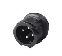 Car Connector 1/5/10/20/50Sets DJ3043YA-2.5-10 4 Pin Sheath Straight Needle Base Round Circular se/n*/SOR Water Proof Black