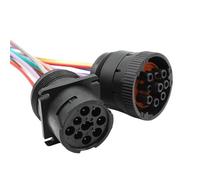 Car Connector 9 P Car Waterproof Electronic Connector Wiring Harness Diagnosctic Circular connector HD16-9-1939P J1939 HD16-9-1939S(9P Male Female)