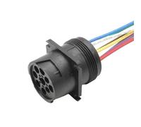 Car Connector 9 P Car Waterproof Electronic Connector Wiring Harness Diagnosctic Circular connector HD16-9-1939P J1939 HD16-9-1939S(9P Male)