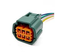 Car Connector For Nissan 6P Car Throttle Waterproof Electrical Cable Connectors Female Wire Harness 6181-0511 6189-0766(Green)