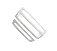 Car Console Air Conditioner Vent Cover CD AC Button Panel Frame Interior Trim For X5 E70 X6 E71 2009-2013 WEFOLCC(Silver)