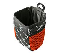 Car Console Bag Hanging Storage Bag Car Accessories Organizer Cell Phone Holder Auto Vent Pouch Car Essentials Storage Pu Leather Storage Vehicle Organizer Bag Car Trash Can For