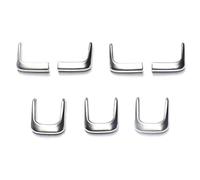 Car Console Covers 7Pcs/set Car Door Window Lift Button Switch Decoration Trim Cover Styling Sticker Fit For Audi A3 A6L Q3 Q5 A4L Car Armrest Box