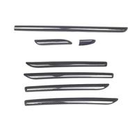 Car Console Covers LHD Interior Moldings Center Console Dashboard Decor Cover ABS Fit For Audi A3 8V 2014-2018 S3 2017 Car Armrest Box(C)