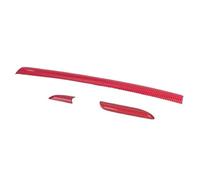 Car Console Covers LHD Interior Moldings Center Console Dashboard Decor Cover ABS Fit For Audi A3 8V 2014-2018 S3 2017 Car Armrest Box(Front Rear Flocking)