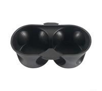 Car Console Cup Holder Dual 1WV70DX9AA Black Removable ABS for chrysler for | Easy center installation Removable for quick cleaning ABS material for durability Fits 2011-2020 for dodge Grand for