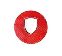 Car Console Panel Cover For 911 2016 2017 2018 Car Steering Wheel Modeling Decoration Real Carbon Fiber Panel Cover(Carbon Fiber Red)