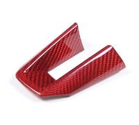 Car Console Panel Cover for 911 992 2019-2022 Real Carbon Fiber Inner Door Central Control Gear Panel Cover Door Sill Trim Stickers Accessories(Style 12)