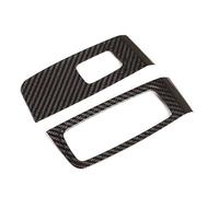 Car Console Panel Cover for 911 992 2019-2022 Real Carbon Fiber Inner Door Central Control Gear Panel Cover Door Sill Trim Stickers Accessories(Style 6)