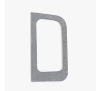 Car Console Panel Cover For A6 C7 For A7 4G8 2012-2018 Interior Tuning Made Rear Trunk Switch Button Trim Prompt Stickers(2938 Silver Grey RHD)