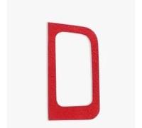 Car Console Panel Cover For A6 C7 For A7 4G8 2012-2018 Interior Tuning Made Rear Trunk Switch Button Trim Prompt Stickers(4996 Red RHD)