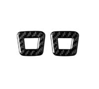 Car Console Panel Cover For Alfa For Romeo For Giulia 2017 2018 2019 Carbon Fiber Black Stickers Various Parts Car Interior Decorative(Microphone)