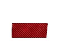 Car Console Panel Cover For Benz G-CLASS W463 2013-2018 Real Carbon Fiber Car Handbrake Panel Decoration Sticker Auto Interior Accessories(Carbon red)