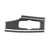 Car Console Panel Cover For BMW For X3 F25 For X4 F26 2011-2017 Carbon Fiber Headlight Switch Control Panel Cover Car Interior Accessories Decorative Stickers(1 BLACK RHD)
