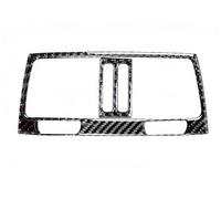 Car Console Panel Cover For BMW For X5 E70 For X6 E71 2008-2013 Carbon Fiber Interior Rear Air Outlet Frame Cover Trim Sticker Styling(Black B)