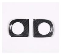 Car Console Panel Cover For Chevrolet For Corvette C8 Z06 2020+ Car Wheel Steering Teering Rod Base Trim Cover Real Carbon Fiber Interior Accessories 2 Pcs(Carbon fiber)