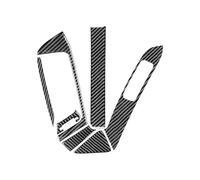 Car Console Panel Cover, For Chevrolet, For Silverado 1500, For GMC, For Sierra 1500 2014-2018 Driver Side Air Vent Carbon Fiber Stickers Interior (Red)