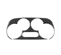 Car Console Panel Cover, For Fiat 500 2008 2009 2010 2011 2012 2013 2014 2015 2016 2017 2018 2019 2020 2021 2022 2023 Real Soft Carbon Fiber (C)(B)