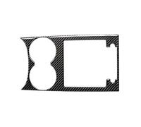Car Console Panel Cover, For Macan 2014-2021 1PC Interior Center Console Cup Slot Panel Trim Cover Carbon Fibre Car Sticker