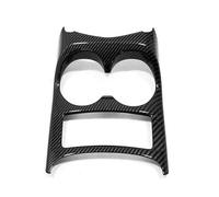 Car Console Panel Cover For Nissan For QASHQAI J11 2014-2019 2020 ABS Matte/Carbon Fibre Car Front Water Cup Frame Cover Trims Auto(C)