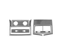 Car Console Panel Cover For Q7 2007-2015 Carbon Interior Rear Exhaust Vent Decorative Sticker Cover Knob Switch Trim Frame