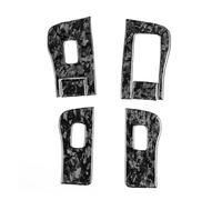 Car Console Panel Cover for Tesla for Model for Y for Model 3 2017-2022 Forged Carbon Fiber Window Lift Control Panel Trim Cover Car Interior Sticker(Forging RHD)