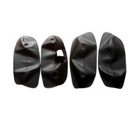 Car Console Panel Cover, For VW, For Passat B5 1998 1999 2000 2001 2002-2005 Left Hand Drive Soft Leather Door Panel Cover Car Door Armrest Panel Cover Trim(4pcs Black-red line)