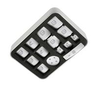 Car Control Button Sheets Compatible with for C Class W204 2008 2009 2010 2011 2012 2013 2014 2015 2016 Car Window Control Button Cover Switch Panel Keys Cap Sticker