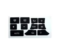 Car Control Decals Compatible with A3 8P 2003-2005 2006 2007 2008 2009 2010 2011 2012 Car Dashboard A/C Button Repair Stickers