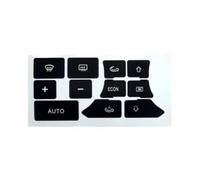 Car Control Decals Compatible with A3 8P 2003-2010 2011 2012 Car Dashboard A/C Button Repair Sticker Climate Control Button Repair Sticker Decals