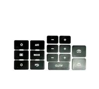 Car Control Stickers Compatible With A6 C5 Car Interior Matte Black Decals Car AC Climate Air Condition Heater Control Button Repair Sticker