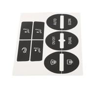 Car Control Stickers Compatible With VW For Golf For Mk5 2004 2005 2006 2007 2008 Button Repair Decals Anti Scratch Car Center Console AC Climate Control Kit Decals