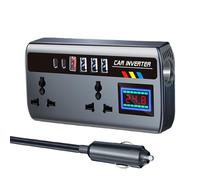 Car Converter Inverter 12V/24V To 220V Car Powers Outlet Plug Vehicle Powers Inverter Portable Automotive Charger Inverter Fast Charging Charger Outdoor Traveling Supplies