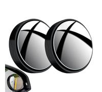 Car Convex Blind Looking-Glass - 2Pcs Suction Cup Rearview Mirrors, 360° Wide Angle Design | Adjustable Reversing Auxiliary Mirror, Blind Spot Eliminator for Car SUV Truck RV Parking Safety Accessory