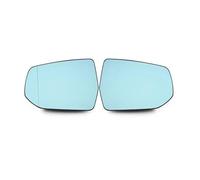 Car Convex Mirror Car Rear View Mirror Door Wing Glass For Malibu 2012-2018 With Heated Reflective Left And Right Blue Lens(Left and Right)