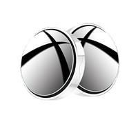 Car Convex Mirror -Collision Design Long Service Life Car Accessories Side Auxiliary Convex Blind Spot Mirror for SUV White
