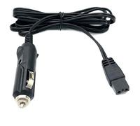 Car Coolbox Cable 12V DC 2 Pin Car lighter Plug Extension Cable Replacement Car Cooler Lead for Auto Car Cooler Cool Box Mini Fridge (4.92ft)