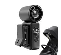 Car Cooling Fan, 360 Degree Rotating Vent Clip Fan, Rechargeable LED Display Portable Air Cooler, Strong Wind Mini, for Car Driving Travel Camping Beach Outdoor Use Adults Students Comfort