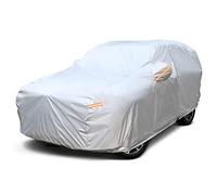 Car Cover 6 Layers, Waterproof Truck, Snowproof/UV Protection/Windproof, Universal Covers Breathable Fabric with Cotton (Length Up to 210") Protect car paint