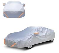 Car Cover Compatible With Nissan Juke 2010-2023,Outdoor Tailor Made All-Weather Dustproof UV Resistant Windproof Durable Waterproof(Silver)