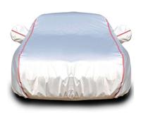 Car Cover Compatible with Peugeot 206 S16 (1999-2005), Waterproof Outdoor Custom Fit Car Tarpaulin All Weather Vehicle Covers with Windproof Straps Full Coverage Dust Sun Snow Rain Protection