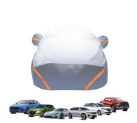 Car Cover Compatible With Volkswagen Polo 2010-2023, Oxford cloth Outdoor Covers with Side Door Zipper, All Weather Protection UV Scratch-proof Snow-proof(7)