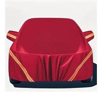 Car cover Compatible With VW Golf 2020-2025 - Complete all-season car cover made of Oxford fabric, frost-resistant, waterproof, weatherproof, UV-protective, rain, sun, snow and scratch-resistant，Red