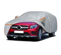Car Cover for 2016-2025 Mercedes Benz GLC 300 350e, Waterproof Custom-fit All Weather Sun Rain UV Dust Snow Protection Outdoor Car Cover with Door Zipper and Cotton Lining-Gray