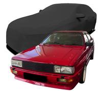 Car Cover for Audi Sport Quattro 1985, Elastic Breathable Dustproof Fabric Indoor Windproof Protection Elastic Cotton Car Covers,Black