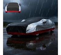 Car Cover for BMW 7 Series (E23/E32/E38/E65/F01/G11/G70) Car Covers Waterproof Made of Oxford cloth, Snow and Rain Resistant, and Comes with Windproof Ropes Suitable for all Seasons