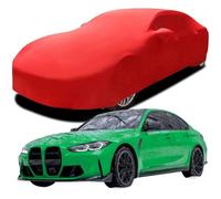Car Cover for BMW M3 Competition G80 BMW, Car Covers All Weather, Outdoor Scratch Resistant Sun Snow, Full Exterior Covers,Red